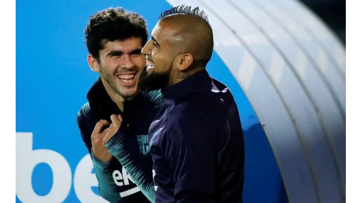 Carles Aleñá y Arturo Vidal convivieron en Barcelona en las dos últimas temporadas