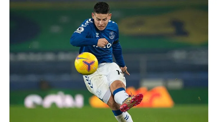 James Rodríguez apunta a la Champions League con el Everton.