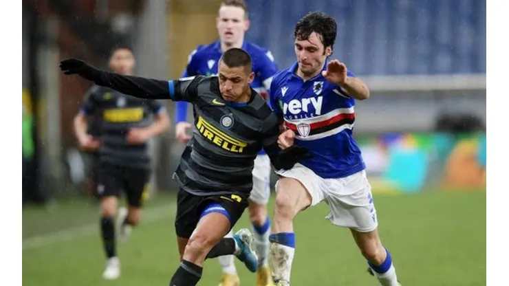 Alexis no pudo anotar ante la Samp