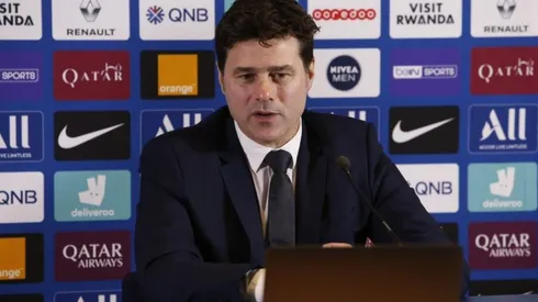 Mauricio Pochettino durante su presentación como nuevo técnico de PSG.