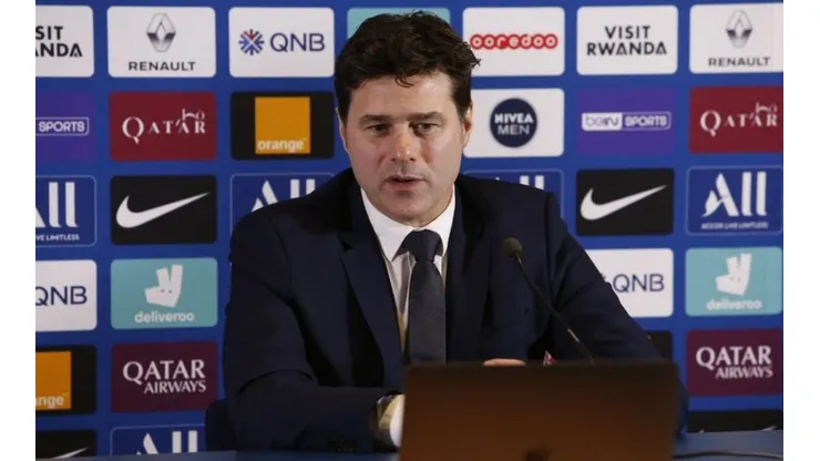 Mauricio Pochettino durante su presentación como nuevo técnico de PSG.