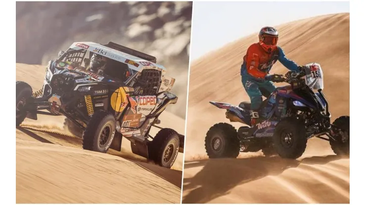 Una buena jornada vivieron los chilenos en el Dakar.