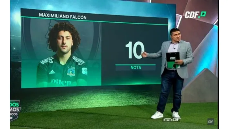 El profesor Marcelo Toby Vega se deshizo en elogios para Maximiliano Falcón después de su actuación ante Antofagasta por Colo Colo