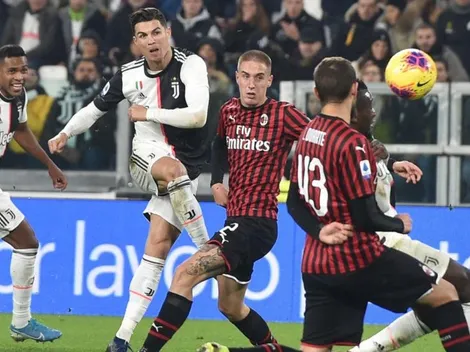 AC Milan recibe a la Juventus de Cristiano Ronaldo