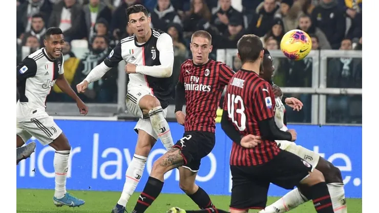Cristiano Ronaldo y la Juventus quiere llevarse los tres puntos frente al AC Milan.
