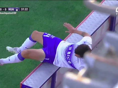 El fuerte golpe que sufrió Alfonso Parot ante Huachipato