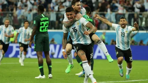 Marcos Rojo participó en dos Mundiales con Argentina.