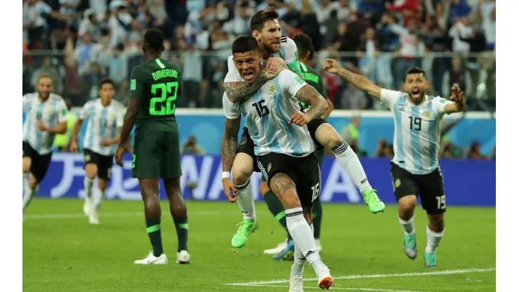Marcos Rojo participó en dos Mundiales con Argentina.