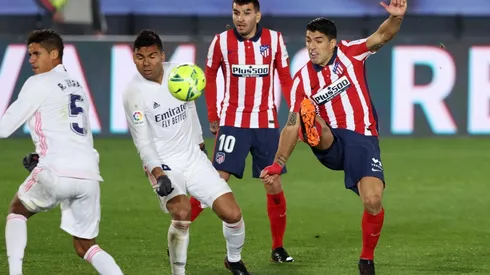 Luis Suárez ante el Real Madrid