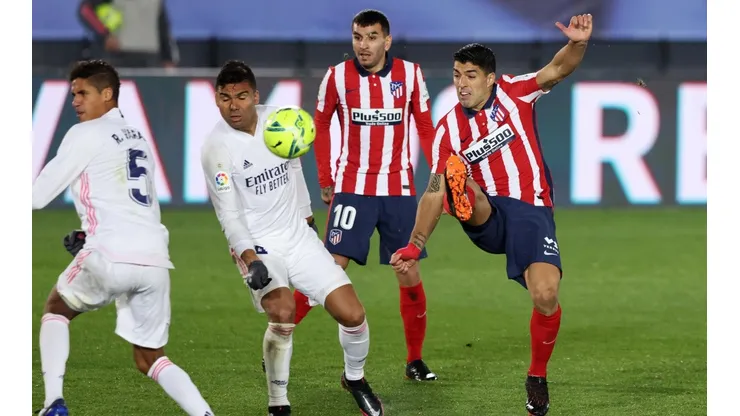 Luis Suárez ante el Real Madrid
