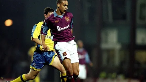 Rio Ferdinand en su etapa de jugador de West Ham