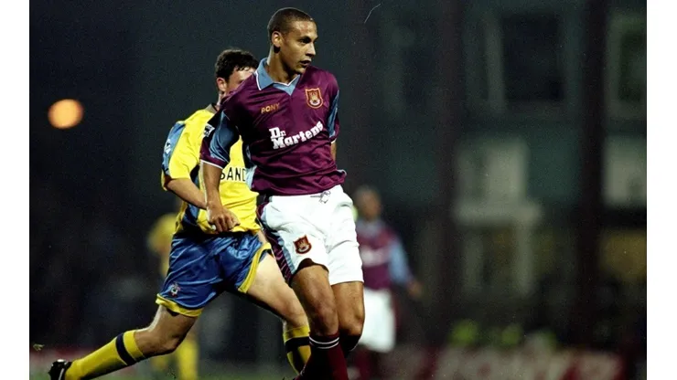 Rio Ferdinand en su etapa de jugador de West Ham