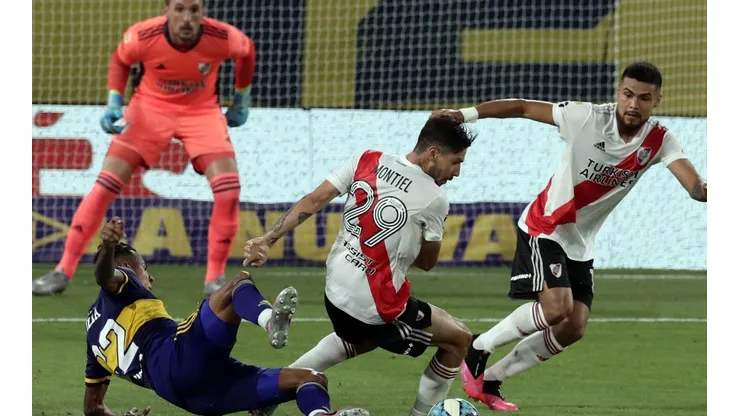 Díaz es fijo en el esquema defensivo de River