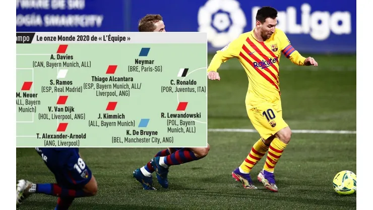 Lionel Messi ante el Huesca