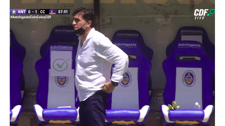 Quinteros hizo un ordinario gesto