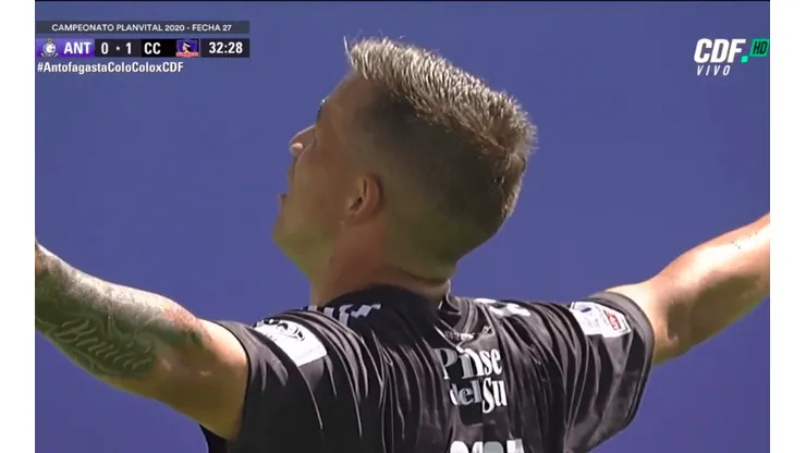 Gabriel Costa puso el primer gol de Colo Colo