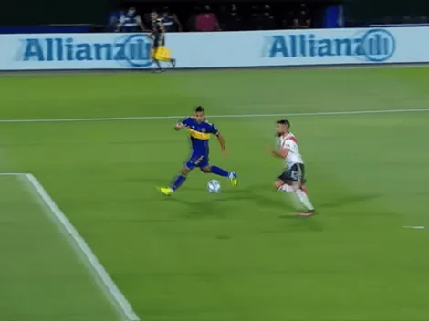 Boca le marca a River con flojita marca de Paulo Díaz