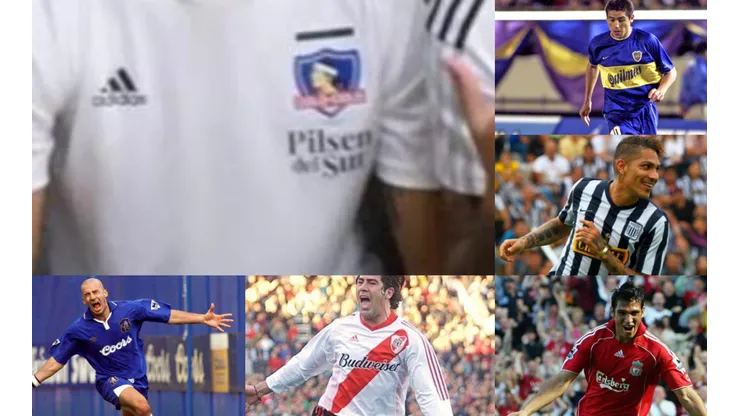 Varias camisetas con sponsor de cerveza
