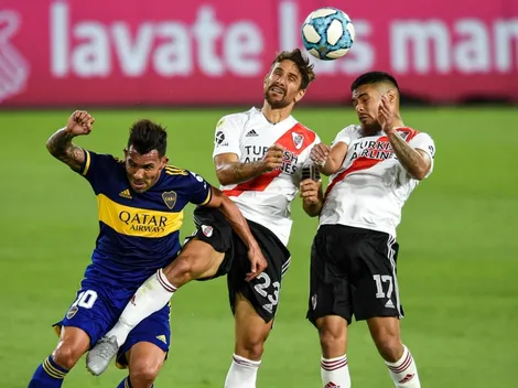 River y Paulo Díaz empatan contra Boca en el superclásico