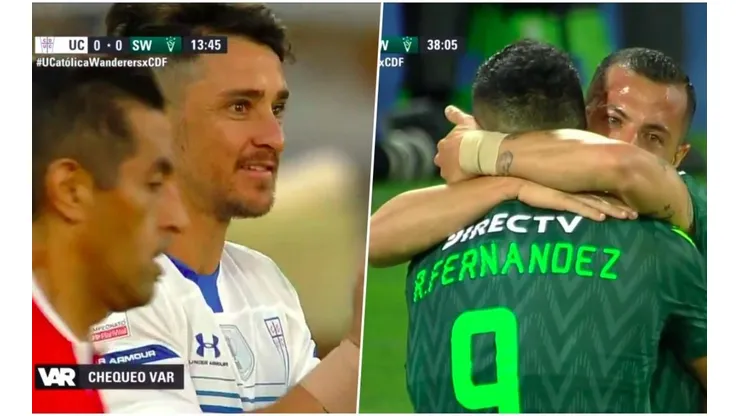 La UC y Wanderers animan un entretenido empate en San Carlos.