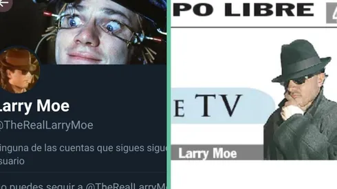La imágenes con que históricamente se ha identificado el misterioso personaje Larry Moe.