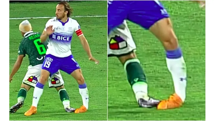 El momento exacto de la fea lesión del Chapa Fuenzalida.