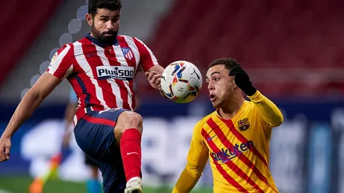 Diego Costa ante el Barcelona