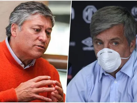 Pato Yáñez barre el piso con Harold Mayne-Nicholls