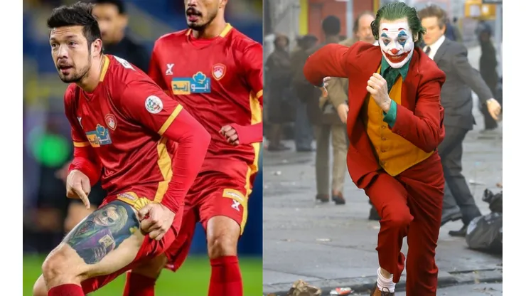Ex Universidad de Chile se luce con gran tatuaje del "Joker"