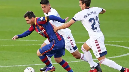 Lionel Messi se abre camino