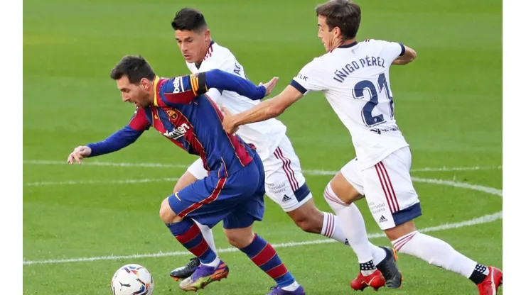 Lionel Messi se abre camino
