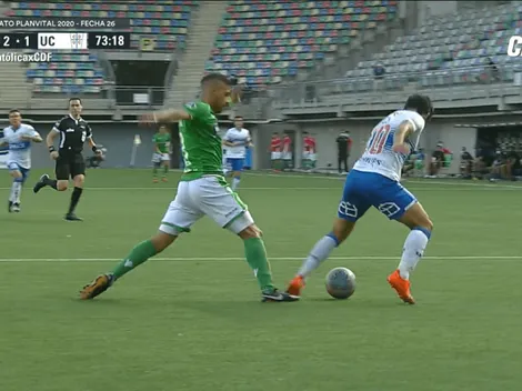 ¿Hubo penal de Audax contra la UC?