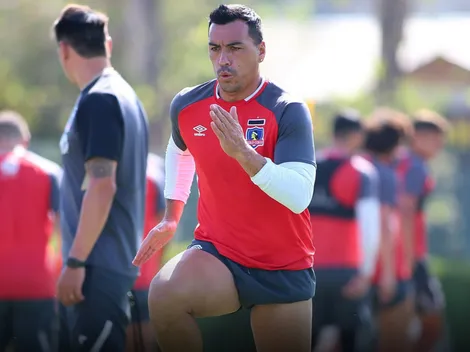 Paredes quiere volver y lidera la práctica de Colo Colo