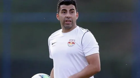 Claudio Maldondo debutó en la banca del Bragantino contra Palmeiras en la Serie A de Brasil.