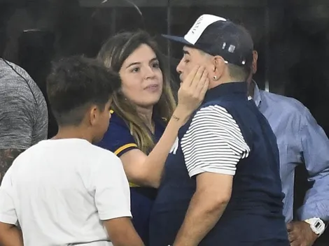 Hijas de Maradona emocionan con tatuajes en su memoria