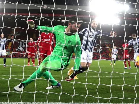 Empate entre el puntero Liverpool y el colista West Brom