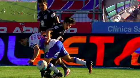 La ANFP liberó las imágenes y el audio del VAR en el presunto penal que reclamó Colo Colo ante la UC.
