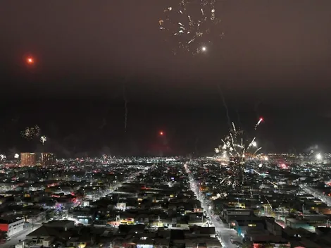 Fuegos artificiales en Navidad se convirtieron en tendencia