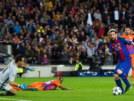 Claudio Bravo recibe cervezas por marca goleadora de Messi