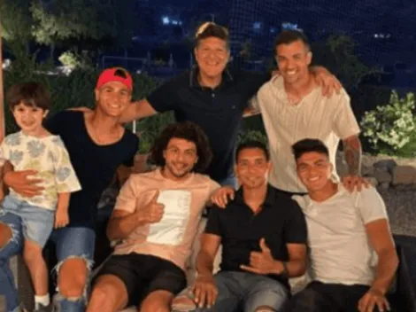 Falcón y Costa pasan la Navidad con figuras de Unión Española