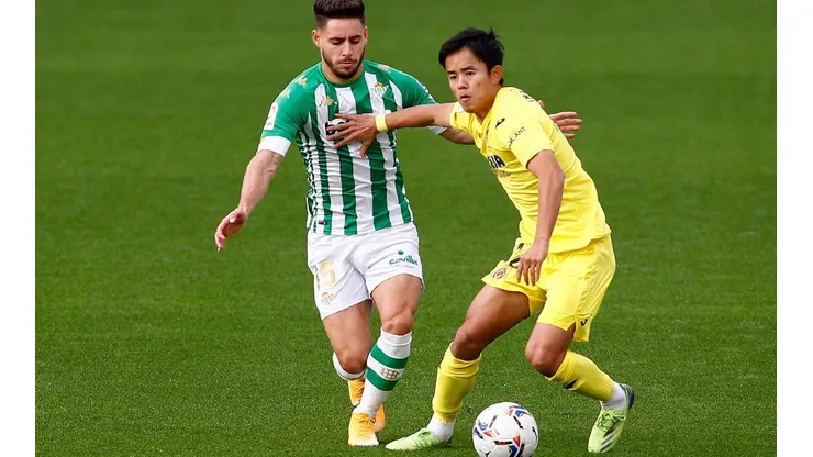 Take Kubo ante el Betis de Sevilla