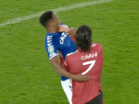 Cavani se llevó triunfo, clasificación y la pera de Yerry Mina