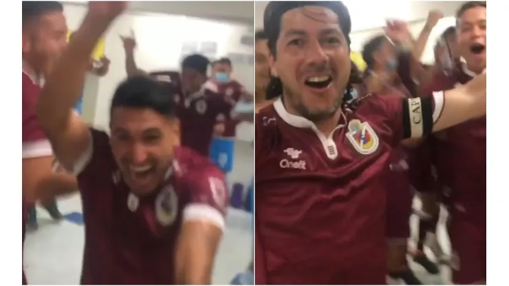 Jaime Valdés encabezó las merecidas celebraciones de La Serena en el camarín del Ester Roa Rebolledo.