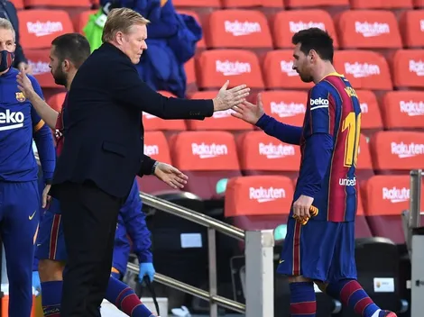 Koeman: "Messi es un ganador y sufre por no ganar todos los partidos"