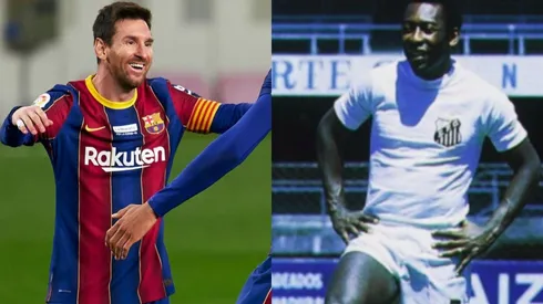 Messi valoró el mensaje buena onda de Pelé tras igualar su récord