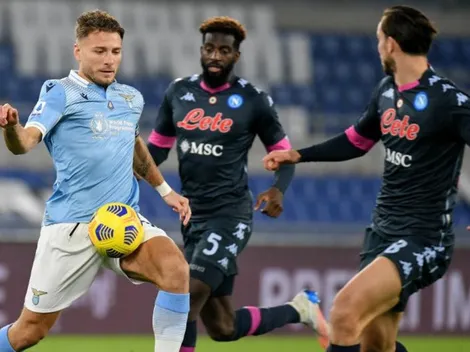Napoli se aleja del liderato tras caer ante la Lazio