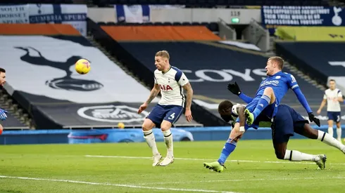 Vardy fue la gran figura del Leicester ante el Tottenham