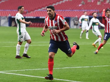 El Pistolero Suárez vuelve con todo y hace historia en el Atlético de Madrid