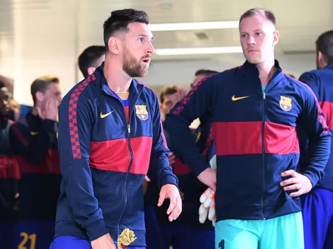 La mala onda de Messi con el arquero Ter Stegen