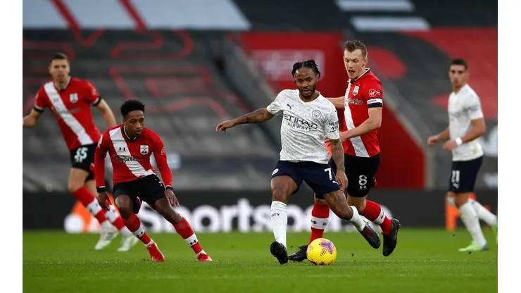 Sterling marcó el único tanto del partido